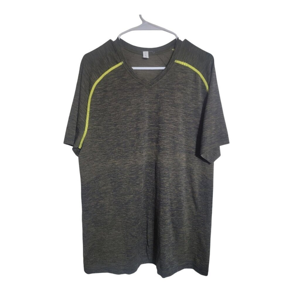 Lululemon Shirt Men XL Multicolor Metal Vent Tech Athleisure Sportswear Gym